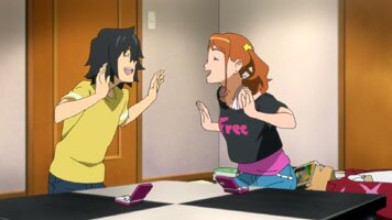 Jinta und Anaru spielen Nokemon