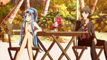 Takao und Gunzou am Strand