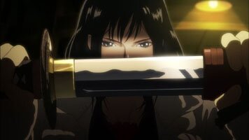 Saya organisiert sich ein Katana