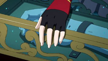 die rote Chaika hat ein Teil ihres Vaters erbeutet