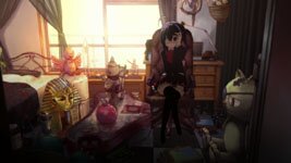 Rikka hat ein interessantes Zimmer