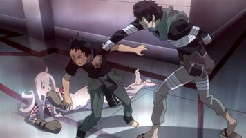 Ganta besch�tzt Shiro vor Nagi
