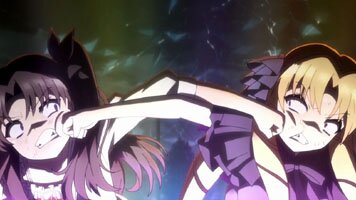 Rin und Luvia zanken sich