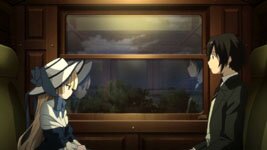 Victorique und Kazuya auf dem Weg nach Horowitz