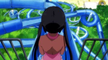 Azusa im Freibad