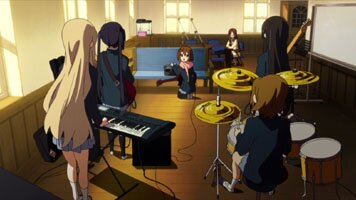 Houkago Teatime bei der Aufnahme
