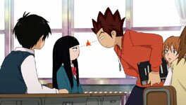 Sawako und Pin liefern sich ein Blickduell