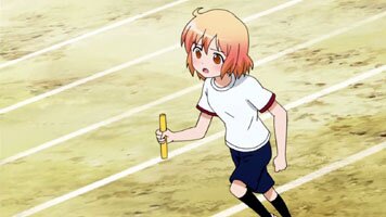 Haruka beim Staffellauf
