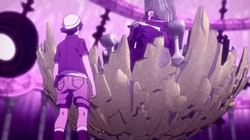 Yukiteru spricht bei Deus vor