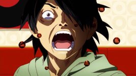 Koyomi ist �berrascht, wen er im Mr. Doughnuts trifft