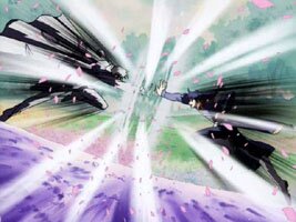 Sasame und Hayate gehen aufeinander los