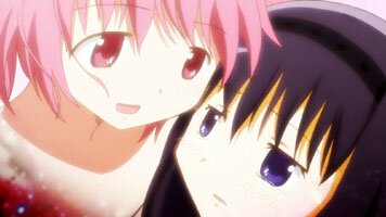 Madoka verabschiedet sich von Homura