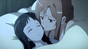 Asuna macht sich Sorgen um Yui