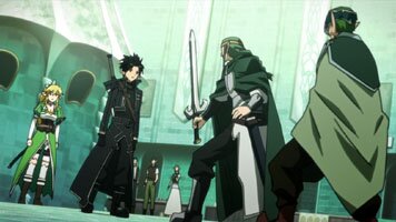 Sigurd will Leafa nicht so ohne weiteres mit Kirito ziehen lassen