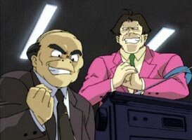 Handa und Maruoka schicken Mutsumi ein FAX