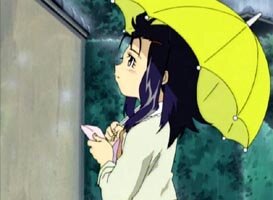 Akane vor Yuuichis Haus