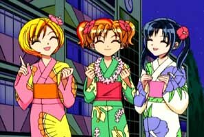 Miyu, Ran und Aya