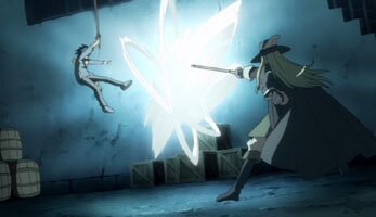 Saito und Wardes duellieren sich