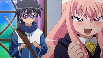 Louise hat Saito eine Spezialbrille verpasst
