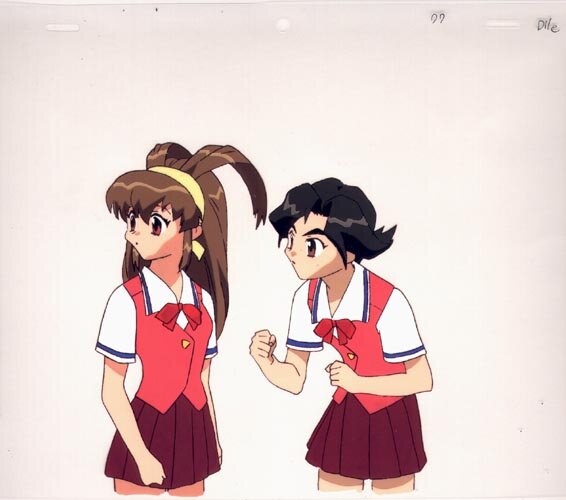 Battle Athletes - Akari und Ichino